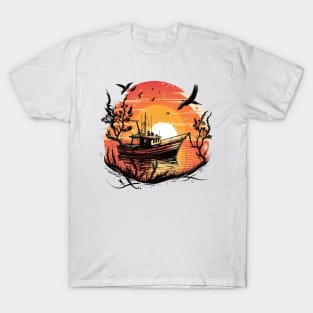 Enjoying the simple pleasures of life on the water T-Shirt